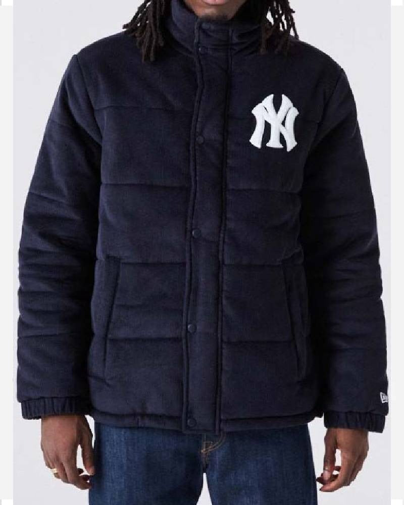 New York Yankees MLB Navy Puffer Jacket Super Star Jacket