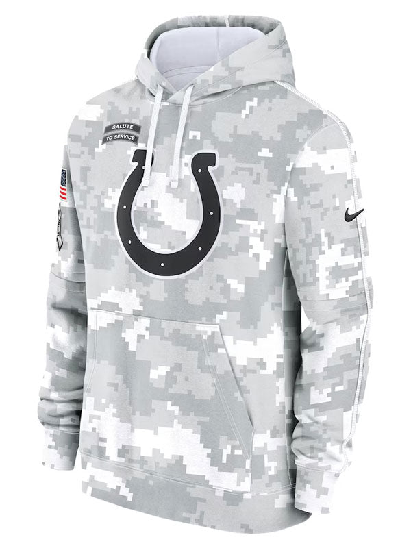 Indianapolis Colts Salute To Service Camo 2024 Hoodie Super Star Jacket