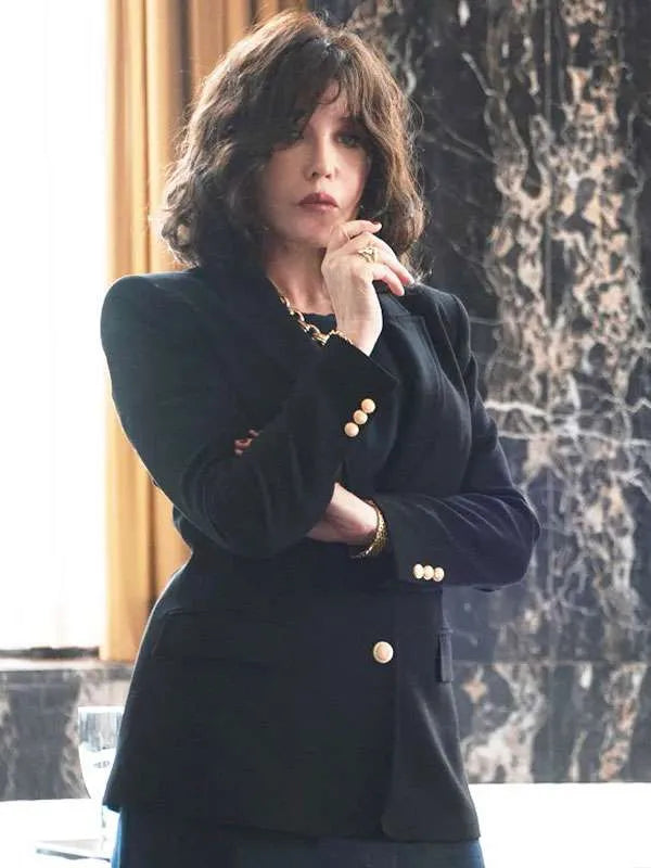Isabelle Adjani Under a Dark Sun Black Blazer Superstar Jacket