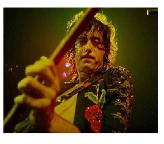 Jimmy Page Poppy Rose Floral Black Jacket Super Star Jacket