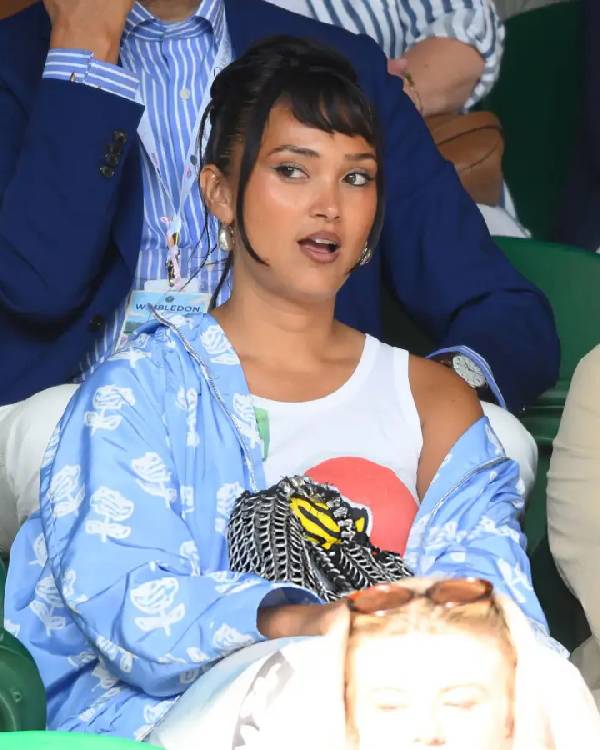 Joy Crookes Wimbledon Tennis Championships 2025 Floral Jacket