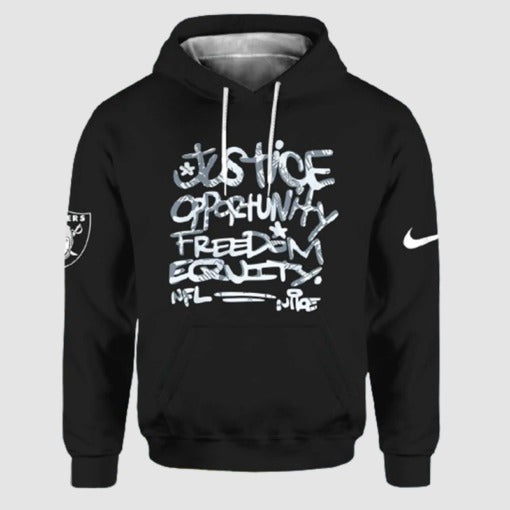 Justice Opportunity Equity Freedom NFL Hoodie Super Star Jacket