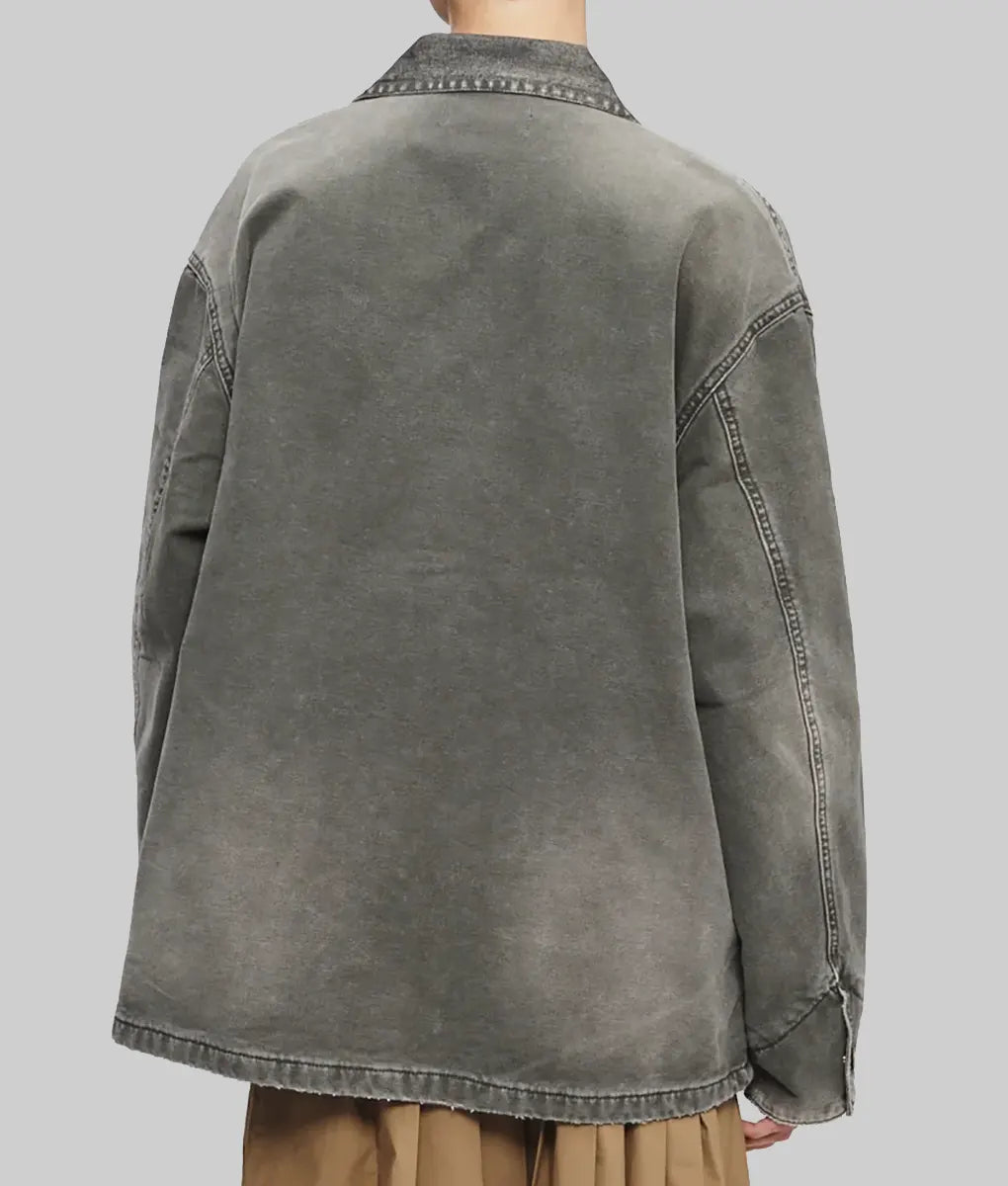 Katie Holmes Grey Denim Jacket Super Star Jacket