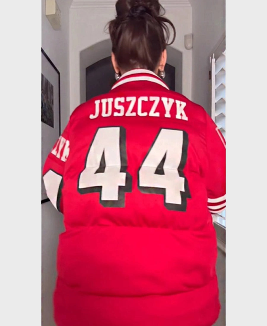 Kristin Juszczyk 49ers Puffer Jacket Super Star Jacket