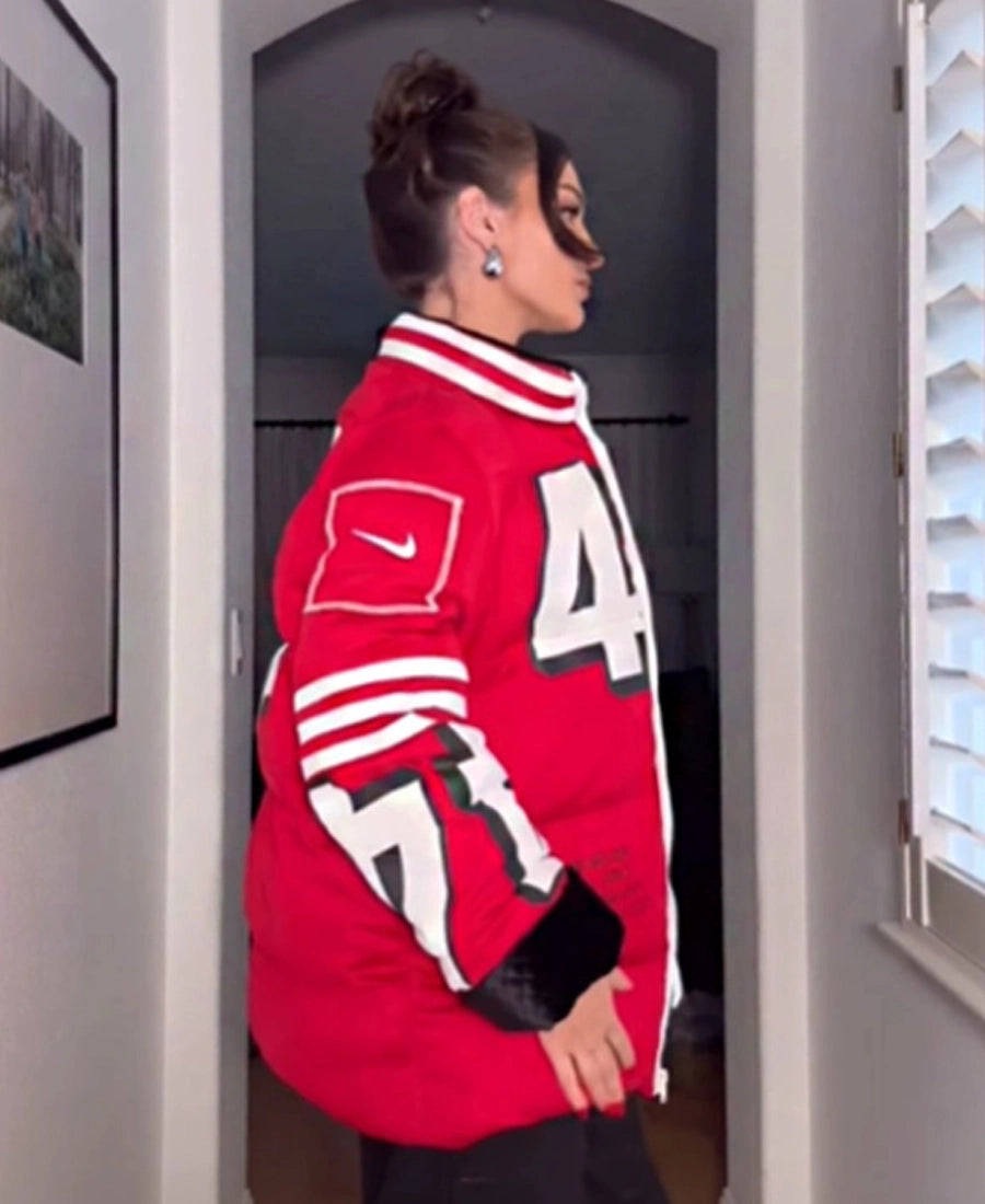 Kristin Juszczyk 49ers Puffer Jacket Super Star Jacket