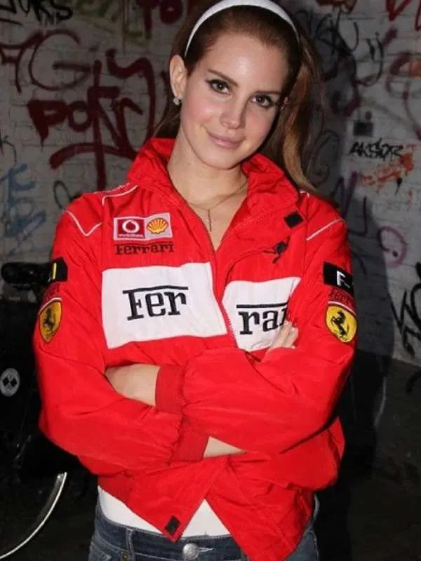 Lana Del Rey Ferrari Bomber Jacket Super Star Jacket