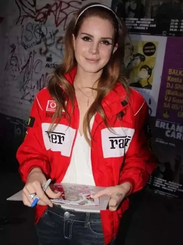 Lana Del Rey Ferrari Bomber Jacket Super Star Jacket