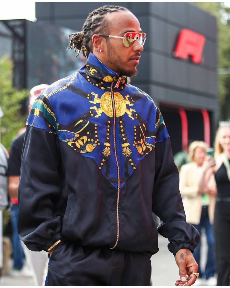 Lewis Hamilton Versace Jacket Super Star Jacket