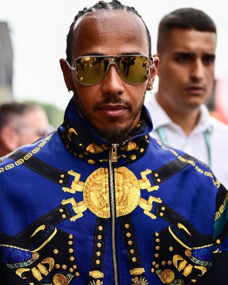 Lewis Hamilton Versace Jacket Super Star Jacket