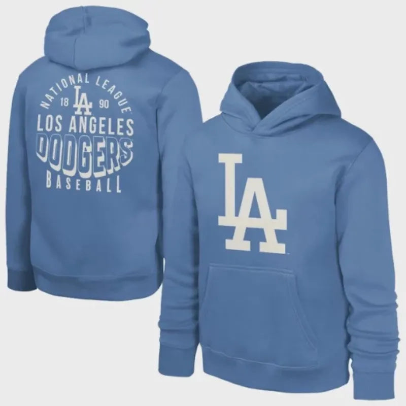 Los Angeles Dodgers Royal Team Banner Hoodie Super Star Jacket