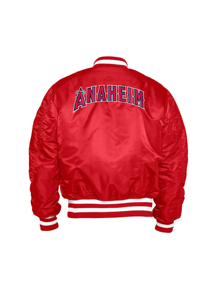 Los Angeles Angels X Alpha X New Era MA-1 Bomber Jacket Superstar Jacket