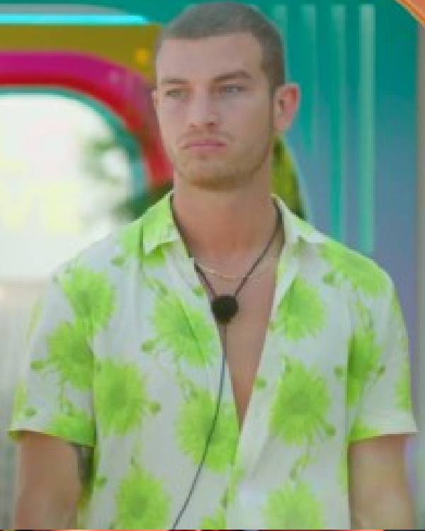 Love Island UK Blu Chegini Floral Shirt