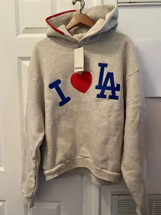 Madhappy X Dodgers 2023 I Love La Hoodie Super Star Jacket
