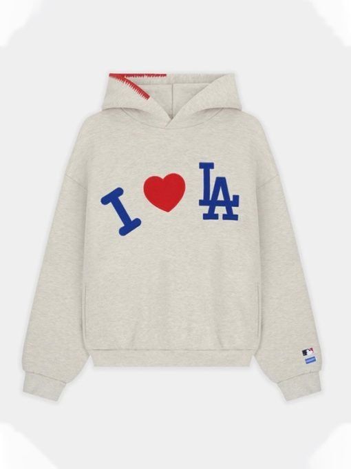 Madhappy X Dodgers 2023 I Love La Hoodie Super Star Jacket