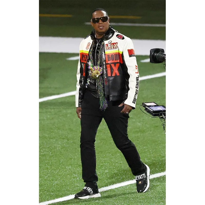 Master P Super Bowl 2025 Leather Jacket Super Star Jacket