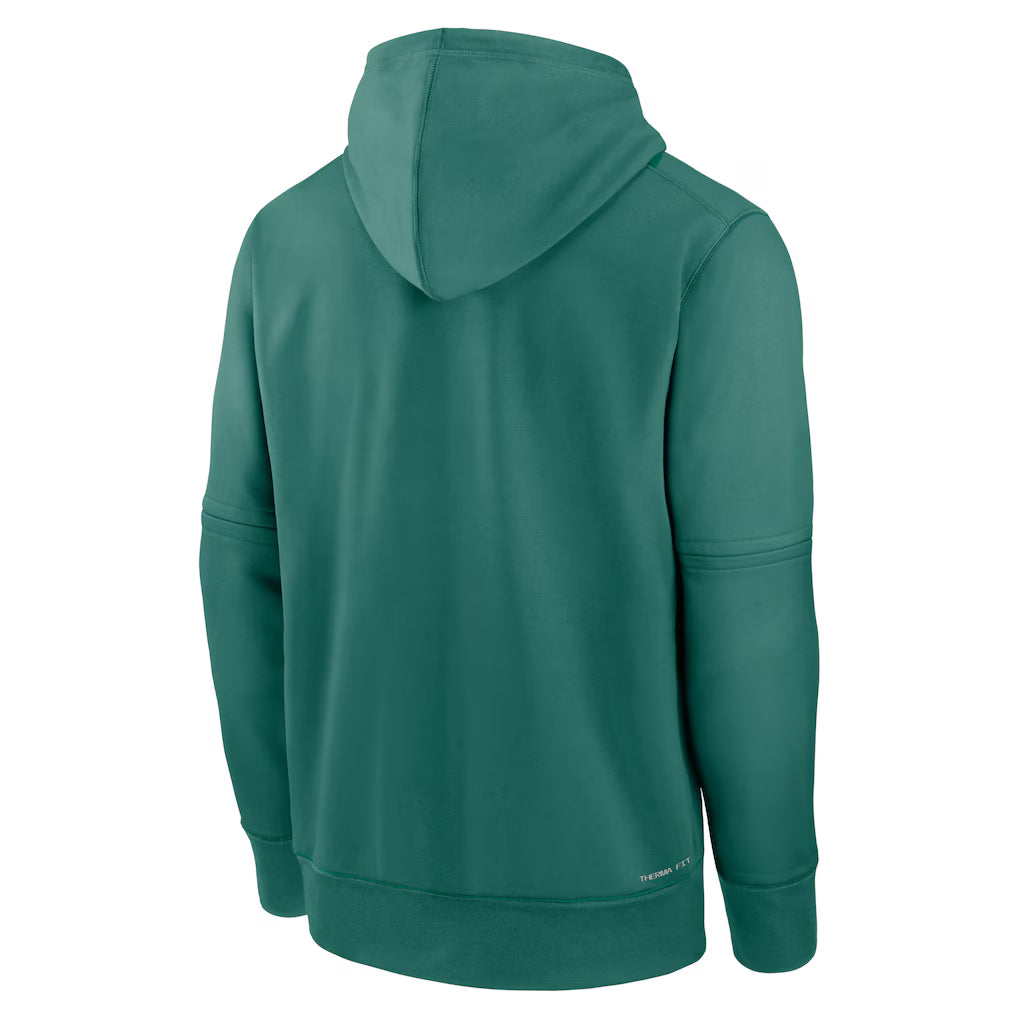 Men's Boston Red Sox Nike Green 2025 Pullover Hoodie Superstar Jacket