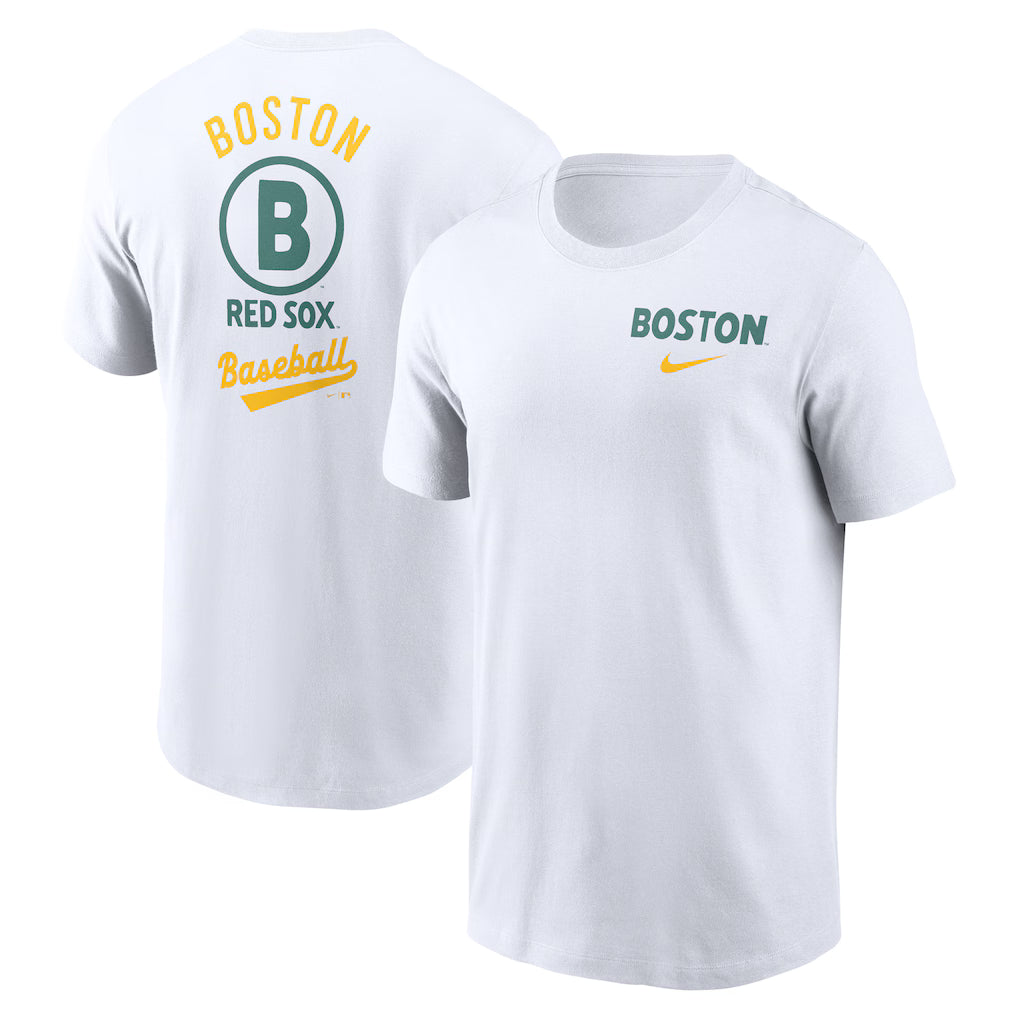Men's Boston Red Sox Nike White 2025 T-Shirt Superstar Jacket