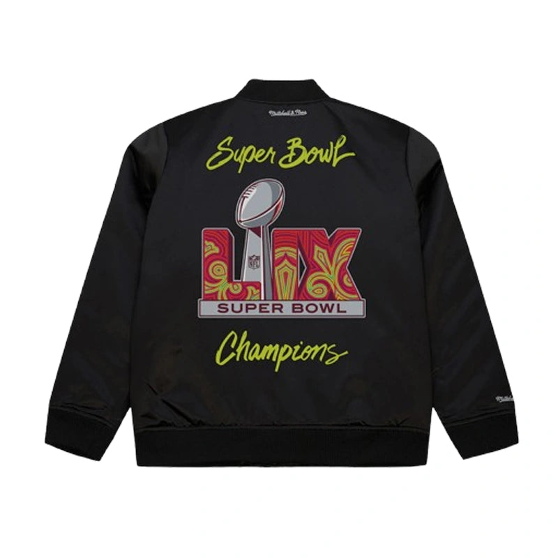 Mitchell & Ness Philadelphia Eagles Super Bowl LIX Champions Jacket Super Star Jacket