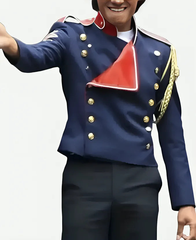 Michael 2025 Jaafar Jackson Blue Jacket
