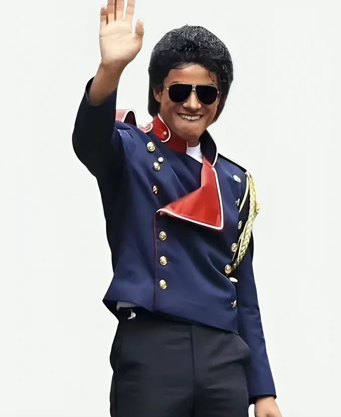 Michael 2025 Jaafar Jackson Blue Jacket