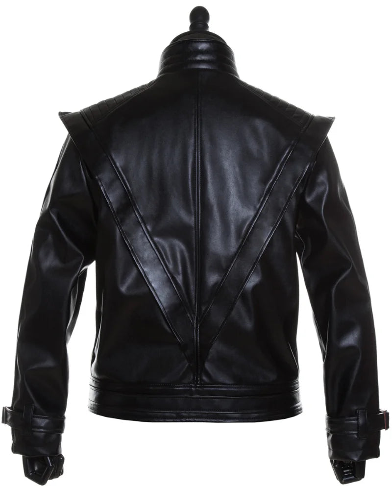 Michael Jackson Black Leather Thriller Jacket Superstar Jacket