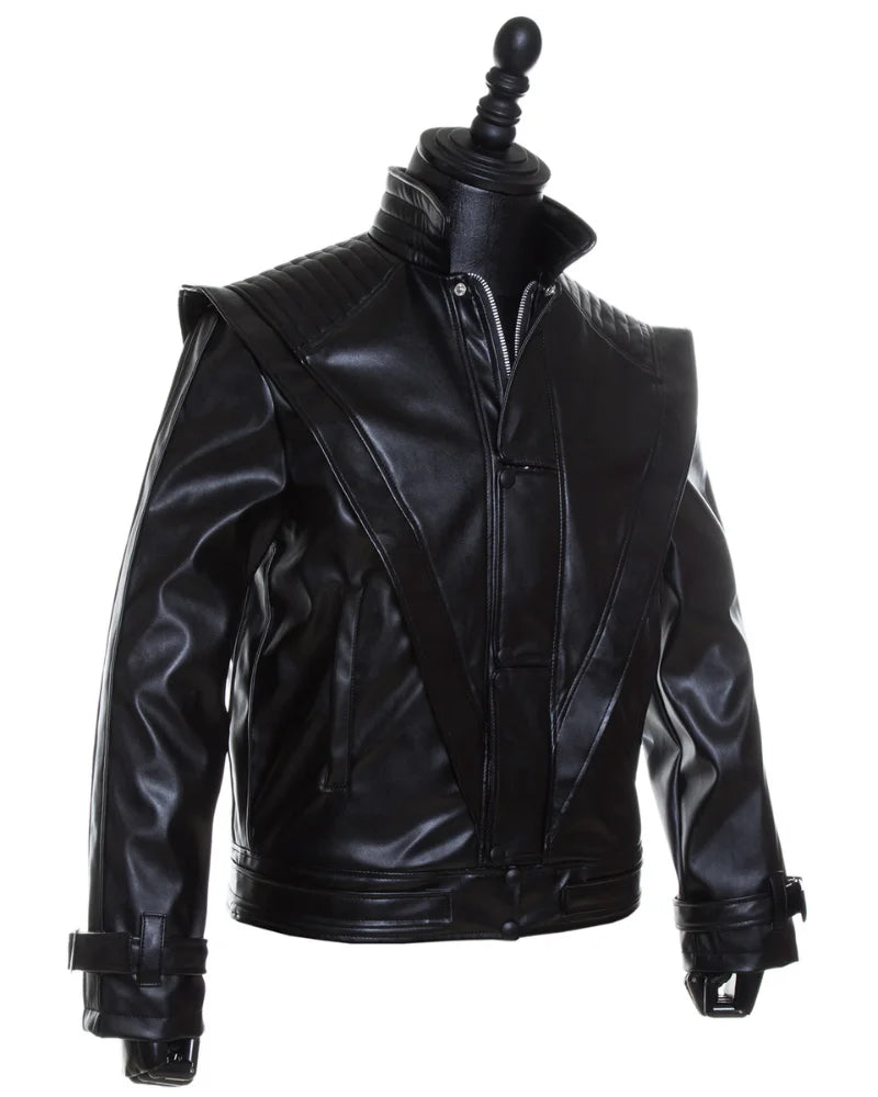 Michael Jackson Black Leather Thriller Jacket Superstar Jacket