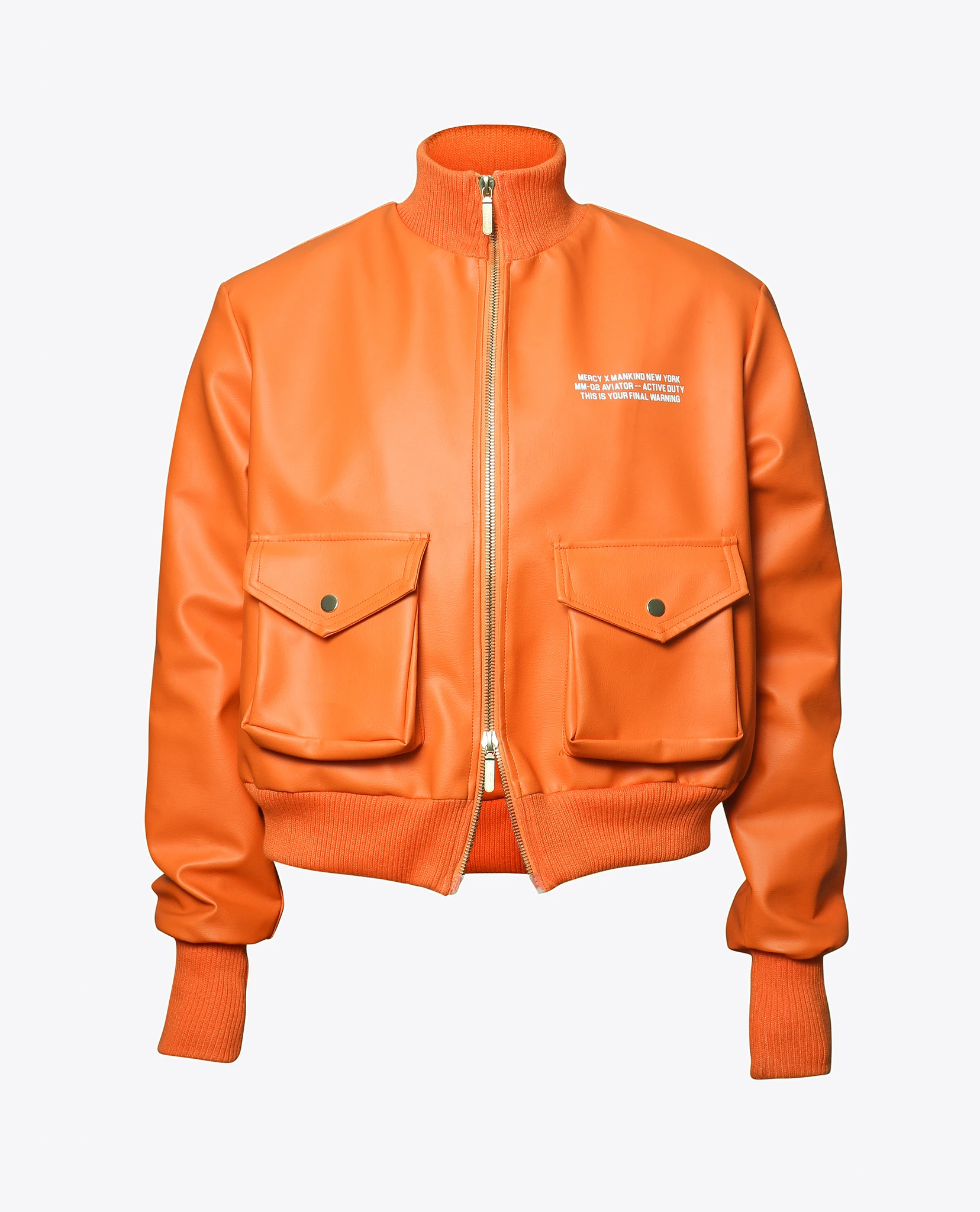 Juice Wrld Or­ange Avi­a­tor Jack­et Superstar Jacket