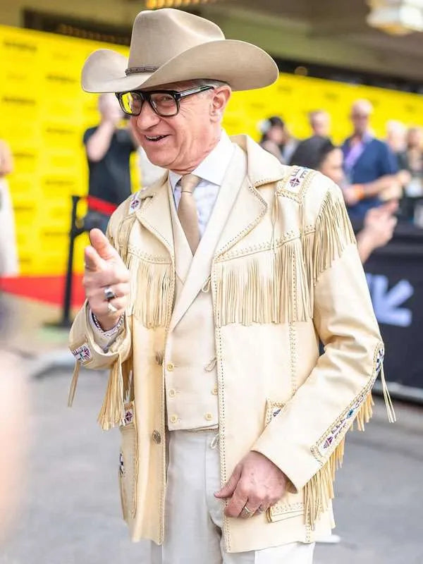 Paul Feig Another Simple Favor Cowboy Leather Jacket Superstar Jacket