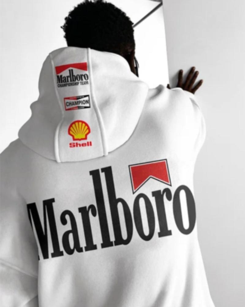 Marlboro Racing Oversized Hoodie Superstar Jacket