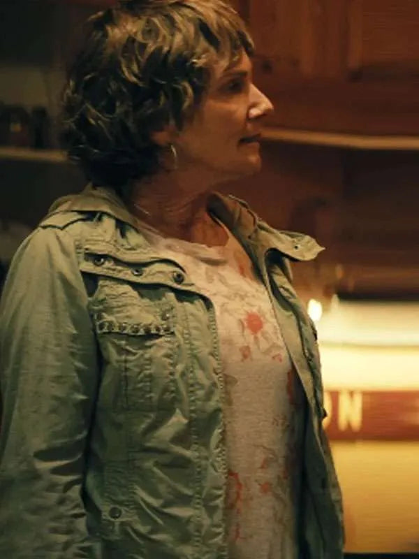 Catherine McClements The Survivors Green Jacket Superstar Jacket