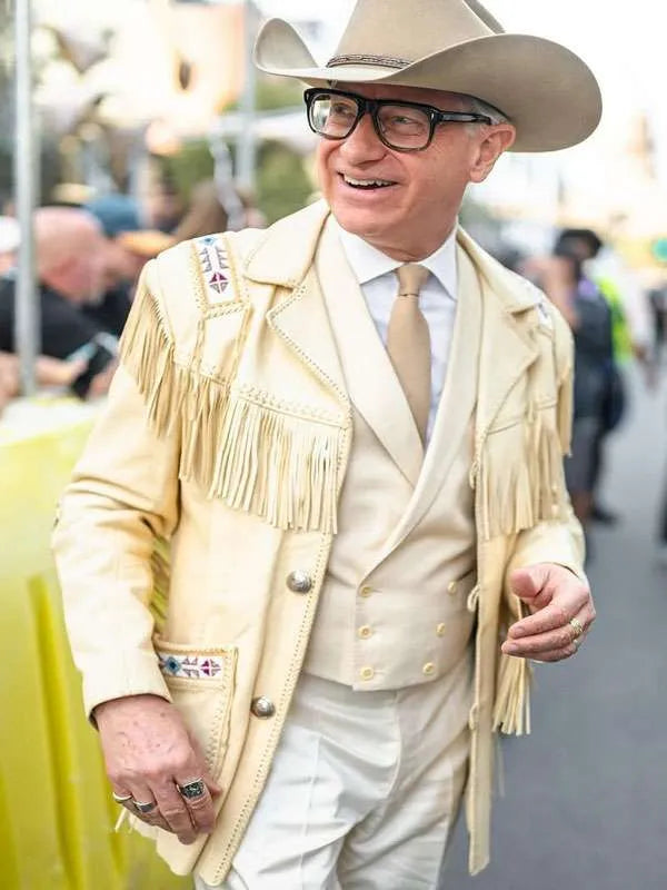 Paul Feig Another Simple Favor Cowboy Leather Jacket Superstar Jacket