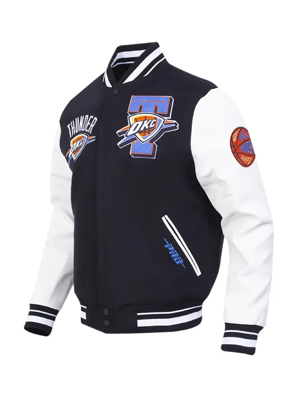 NBA Champions 2025 Oklahoma City Thunder Wool Varsity Jacket Super Star Jacket