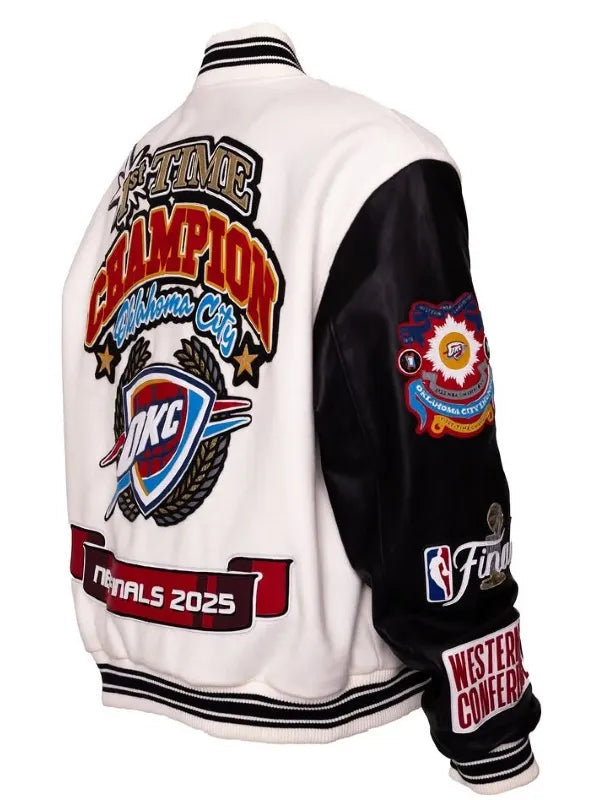 NBA First Time Champion Oklahoma City Thunder Varsity Jacket Super Star Jacket