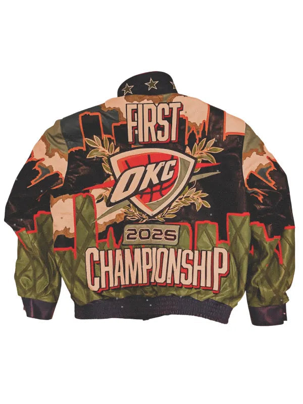 First Time NBA Champion Oklahoma City Thunder Jacket Super Star Jacket