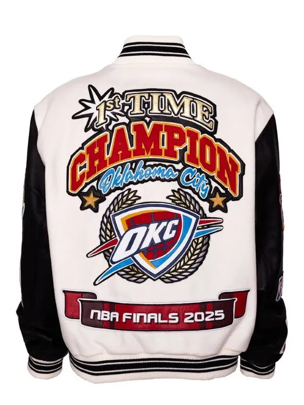 NBA First Time Champion Oklahoma City Thunder Varsity Jacket Super Star Jacket