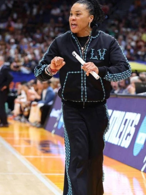 Dawn Staley 2025 NCAA Championship Tracksuit Super Star Jacket