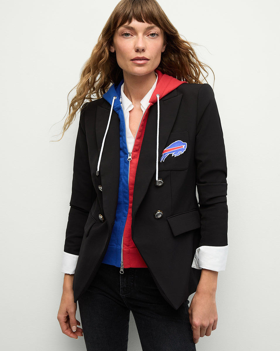 Buffalo Bills Veronica Beard Black Dickey Jacket Super Star Jacket