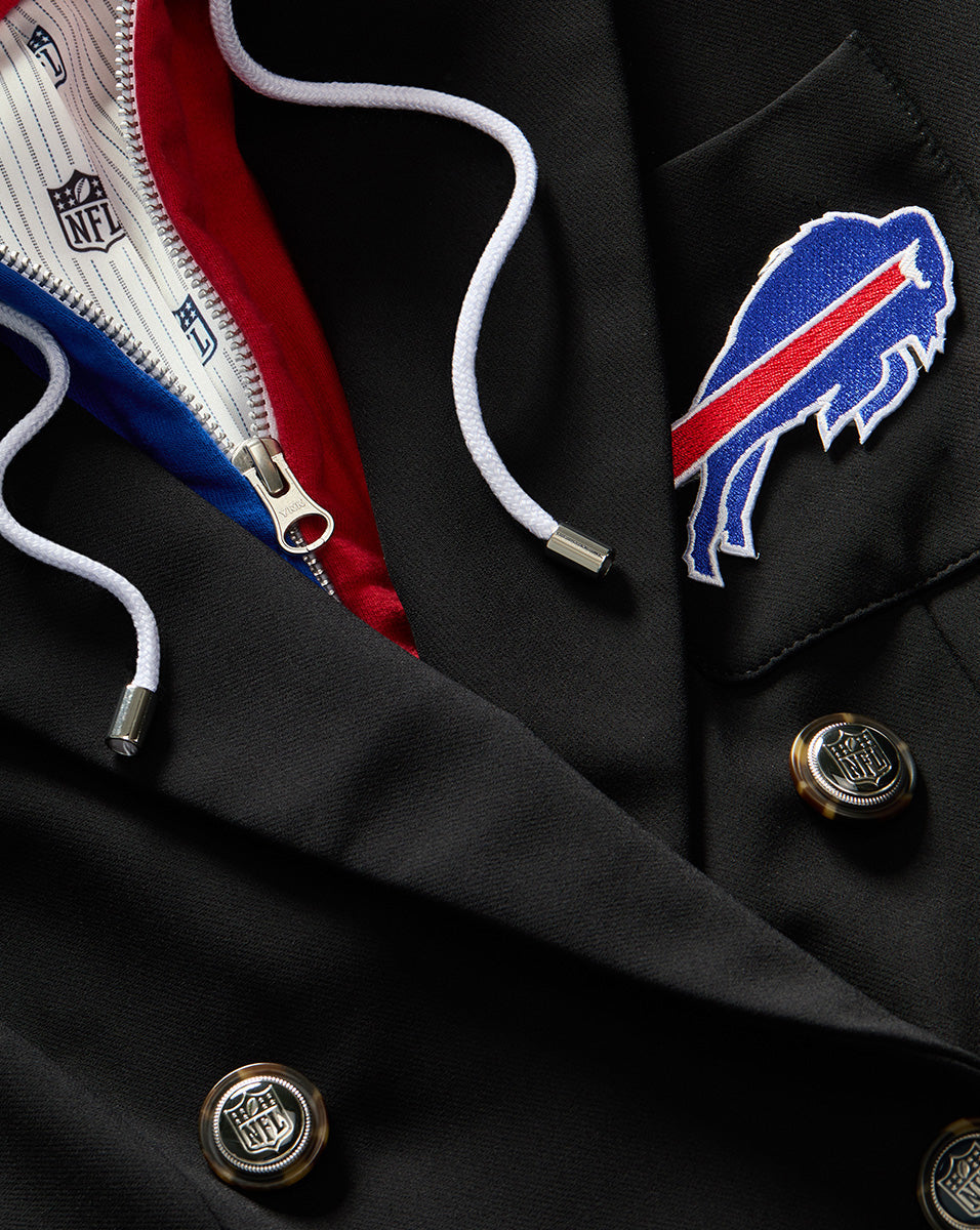 Buffalo Bills Veronica Beard Black Dickey Jacket Super Star Jacket
