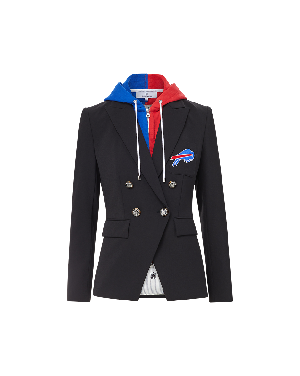 Buffalo Bills Veronica Beard Black Dickey Jacket Super Star Jacket