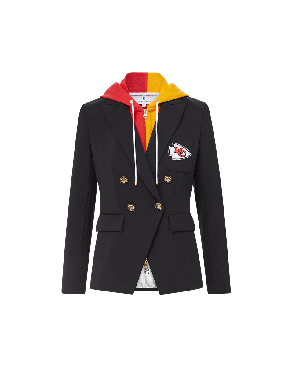 Kansas City Chiefs Veronica Beard Black Dickey Jacket Super Star Jacket