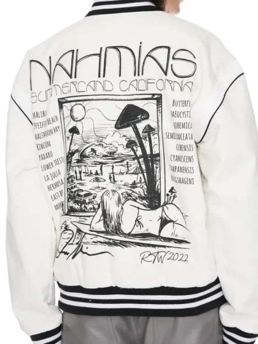 Nahmias Donovan Mitchell White Jacket Superstar Jacket