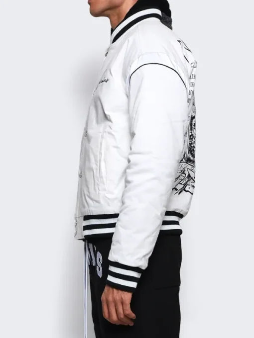 Nahmias Donovan Mitchell White Jacket Superstar Jacket