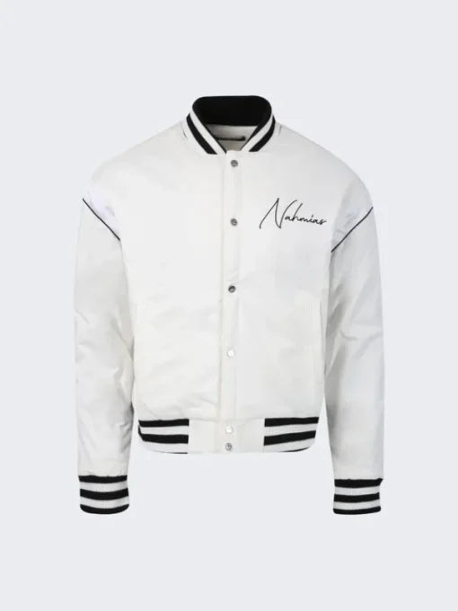 Nahmias Donovan Mitchell White Jacket Superstar Jacket