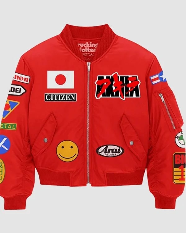 Neo-Tokyo Akira Red Bomber Jacket Super Star Jacket