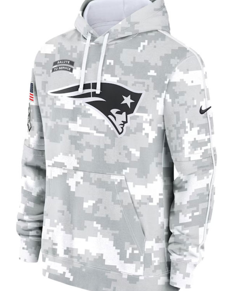 New England Patriots Salute To Service Camo 2024 Hoodie Super Star Jacket