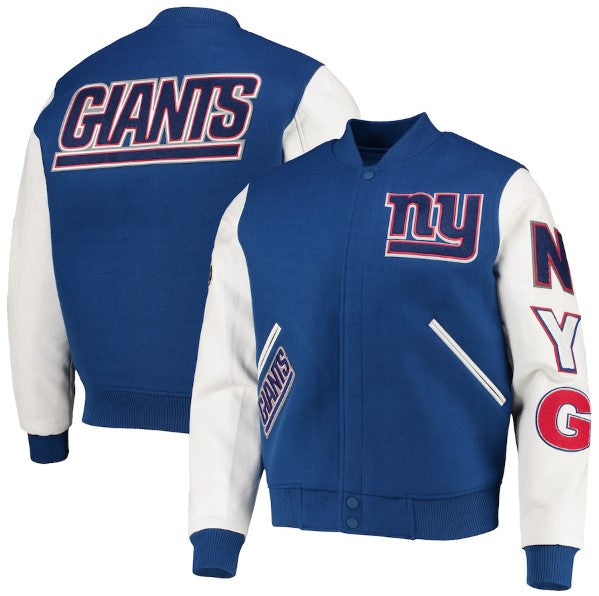 New York Giants Varsity Jacket Super Star Jacket