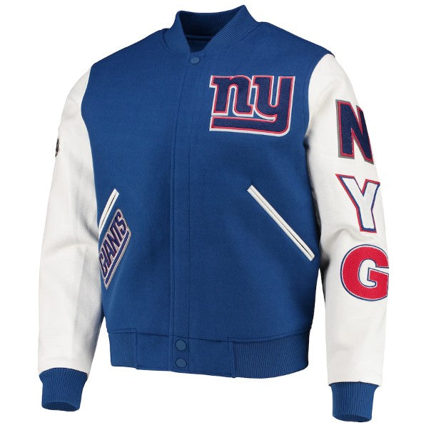 New York Giants Varsity Jacket Super Star Jacket