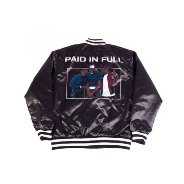 Paid In Full Black Satin Jacket Super Star Jacket
