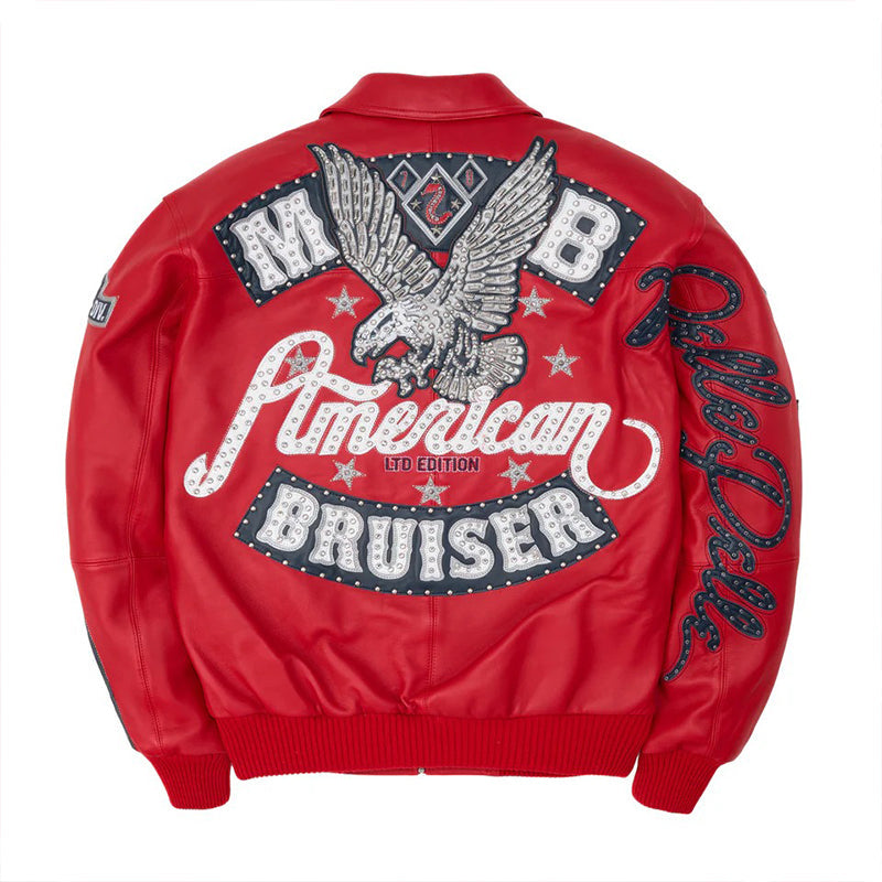 Pelle Pelle American Bruiser Plush Leather Jacket Super Star Jacket