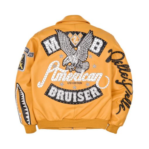 Pelle Pelle American Bruiser Plush Leather Jacket Super Star Jacket